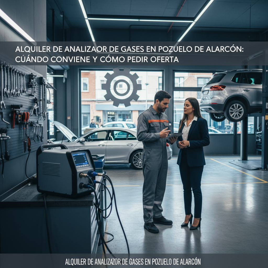 Alquiler de analizador de gases en Pozuelo de Alarcón