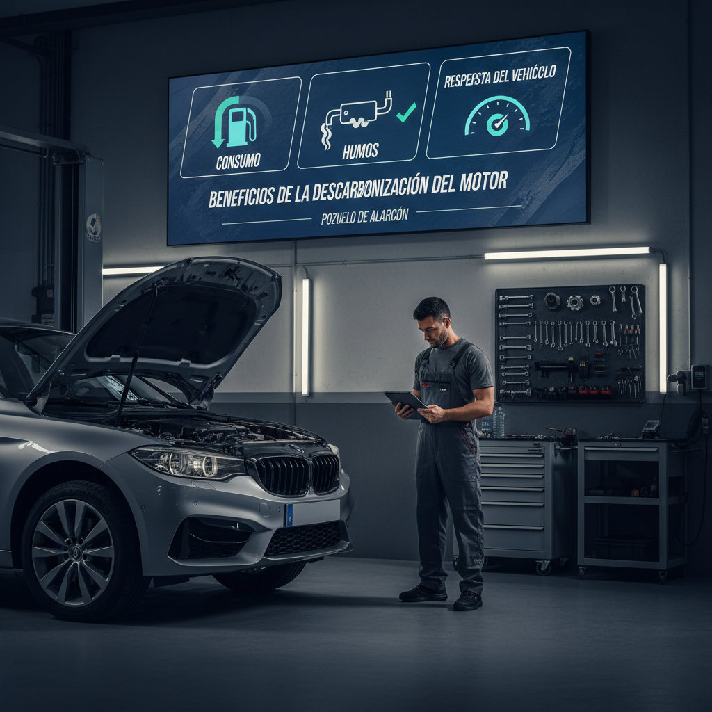 Beneficios de la descarbonización del motor en Pozuelo de Alarcón