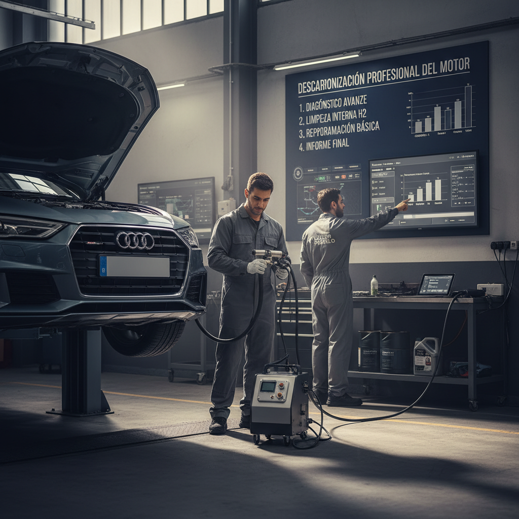 Descarbonización profesional del motor en Pozuelo de Alarcón