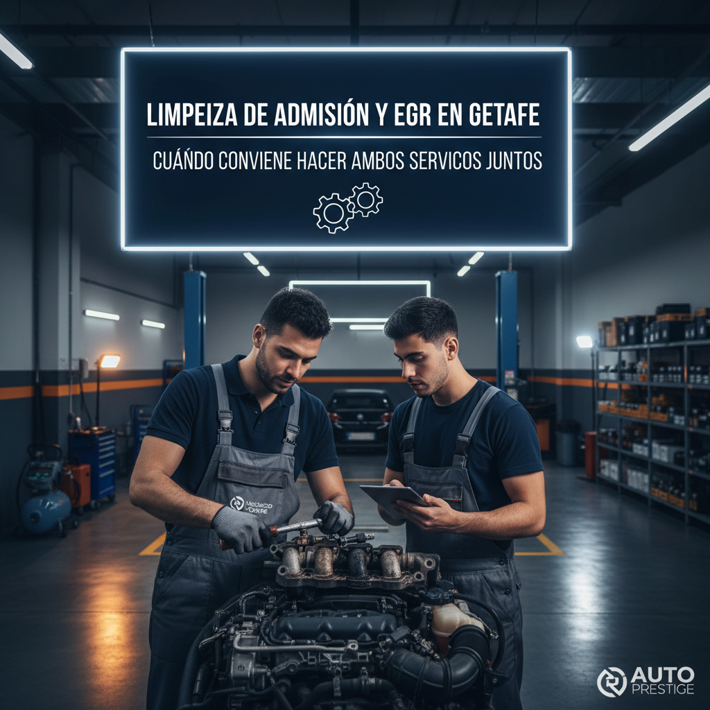 Limpieza de admisión y EGR en Getafe: cuándo conviene
