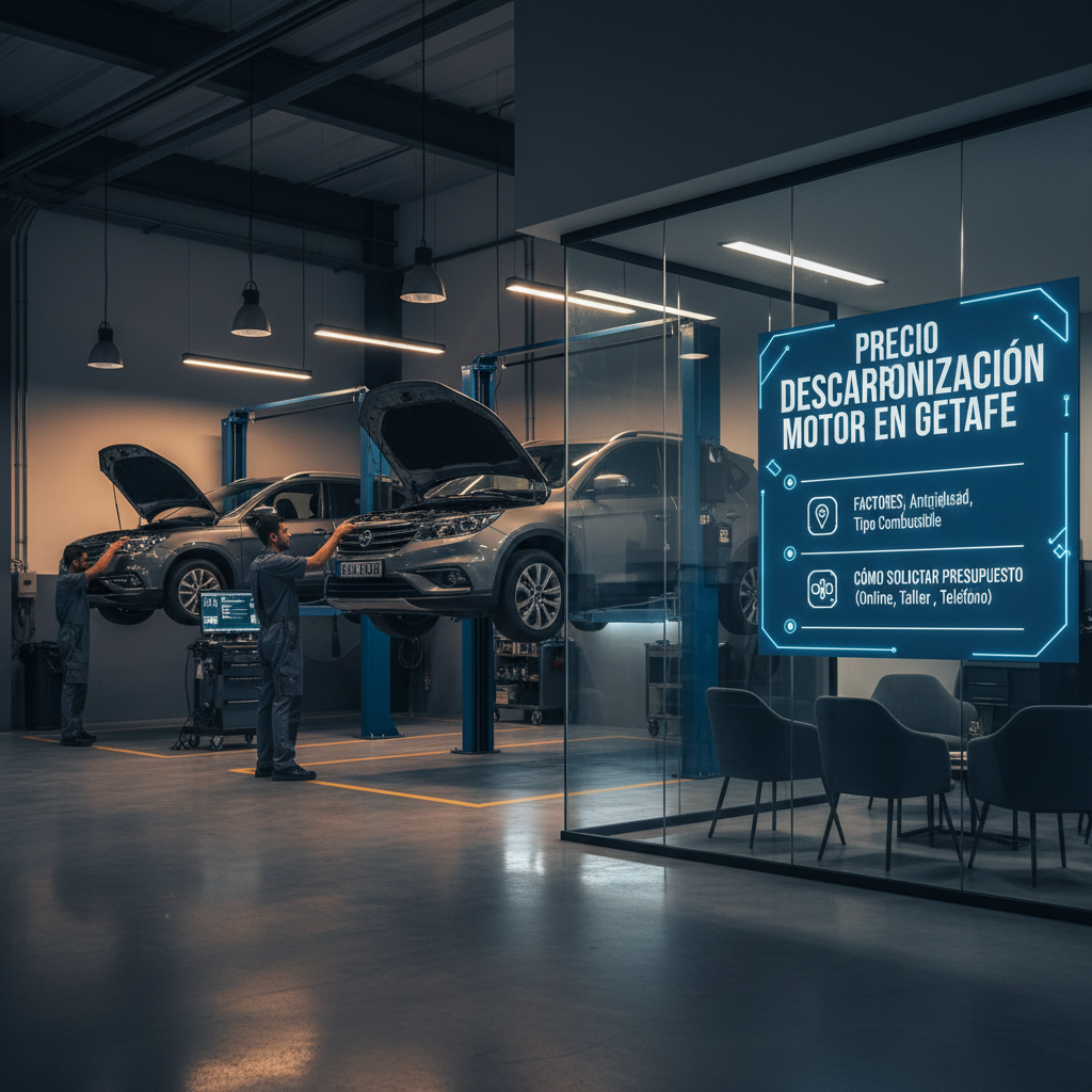 Precio descarbonización motor en Getafe: Guía de costes