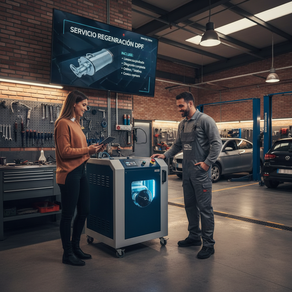 Servicio de regeneración DPF en Pozuelo de Alarcón