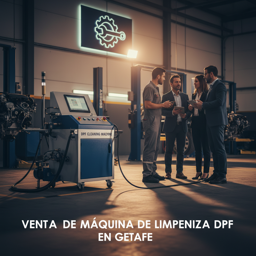 Venta de máquina de limpieza DPF en Getafe: Guía de compra