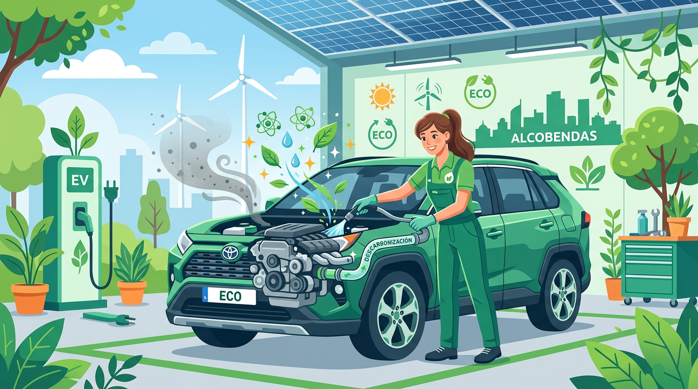 Descarbonización coche gasolina en Alcobendas