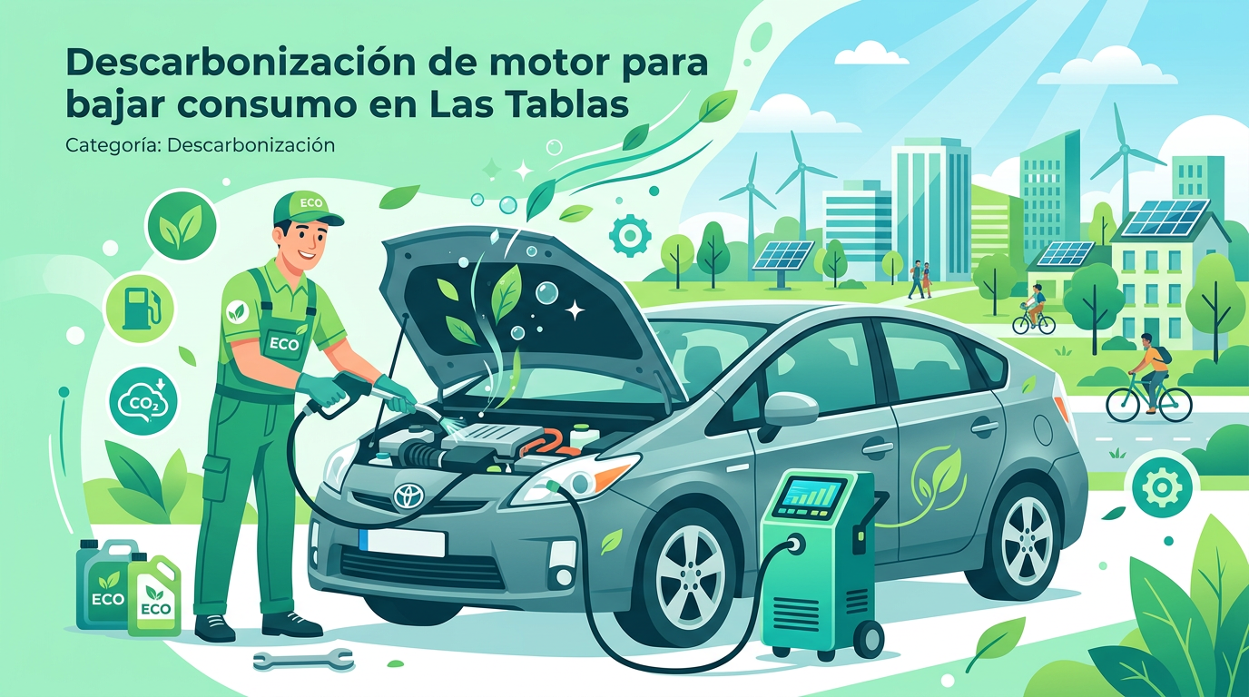 Descarbonización de motor para bajar consumo en Las Tablas