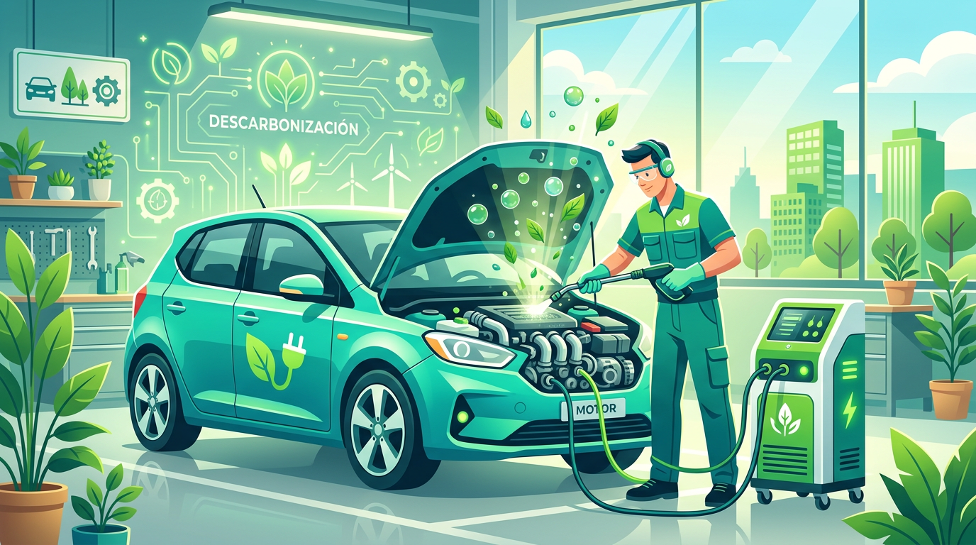 Descarbonización profesional del motor en Alcobendas