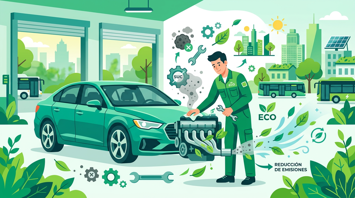 Errores que empeoran las emisiones del coche en Madrid