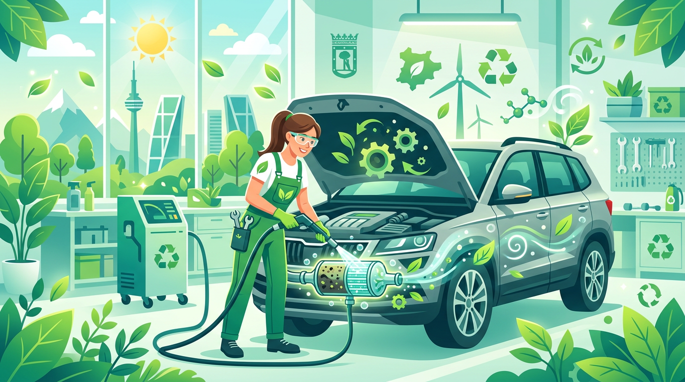 Limpieza DPF para coches diésel en Madrid