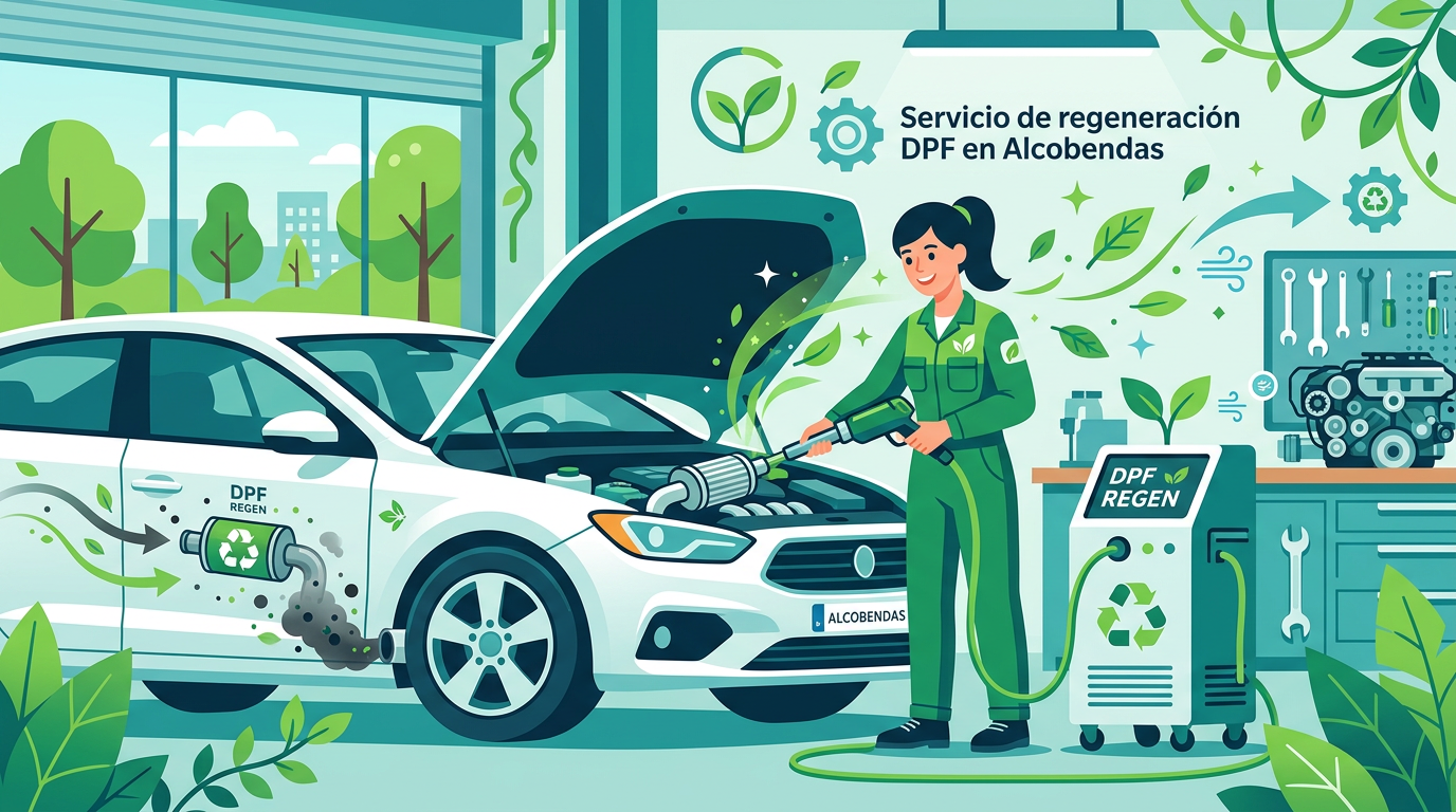 Servicio de regeneración DPF en Alcobendas