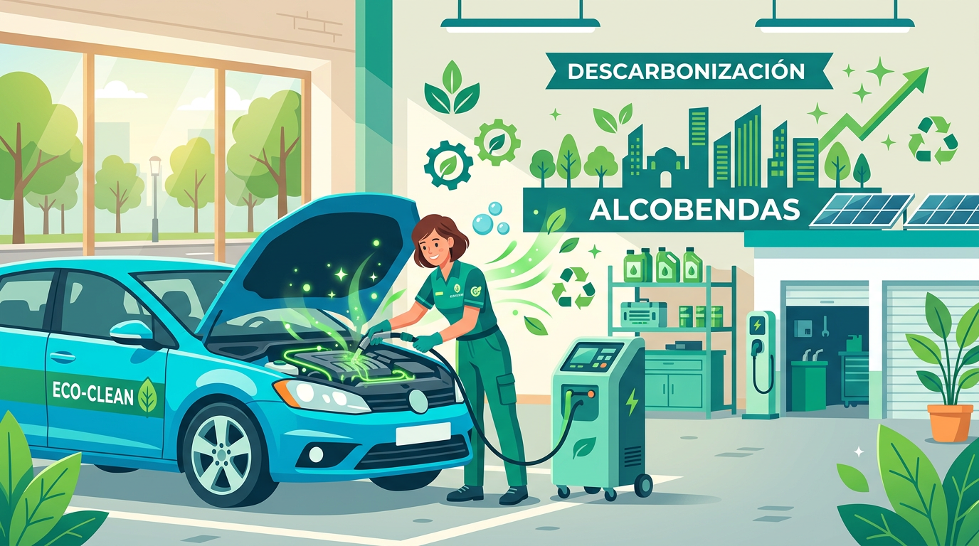 Servicio para talleres que quieren ofrecer descarbonización en Alcobendas